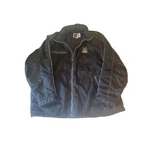 Puma Rare 90s NBA Milwaukee Bucks Black Winter Jacket Full Zip Sz 2xl Y2K NBA